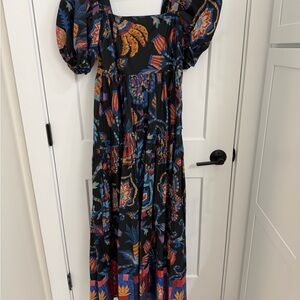FARM Rio Vibrant Patterned Maxi Dress